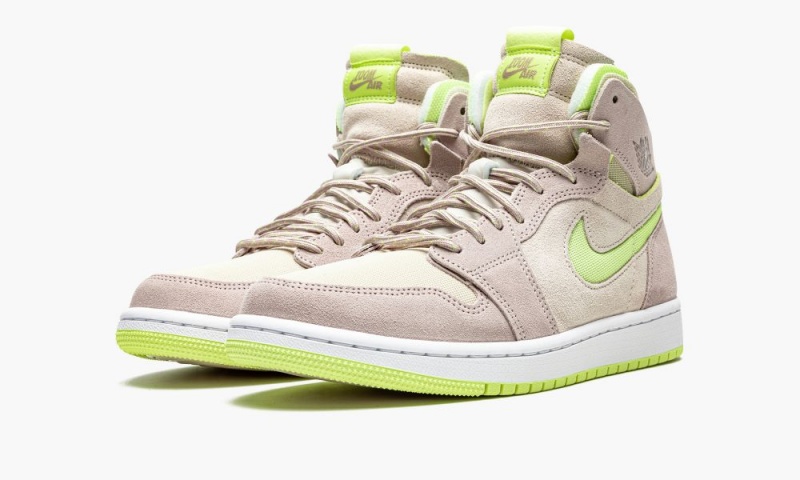 Nike Air Jordan 1 Zoom Air CMFT 'Lemon Twist' Naisten Kengät Valkoinen Khaki | 825FRTDXK