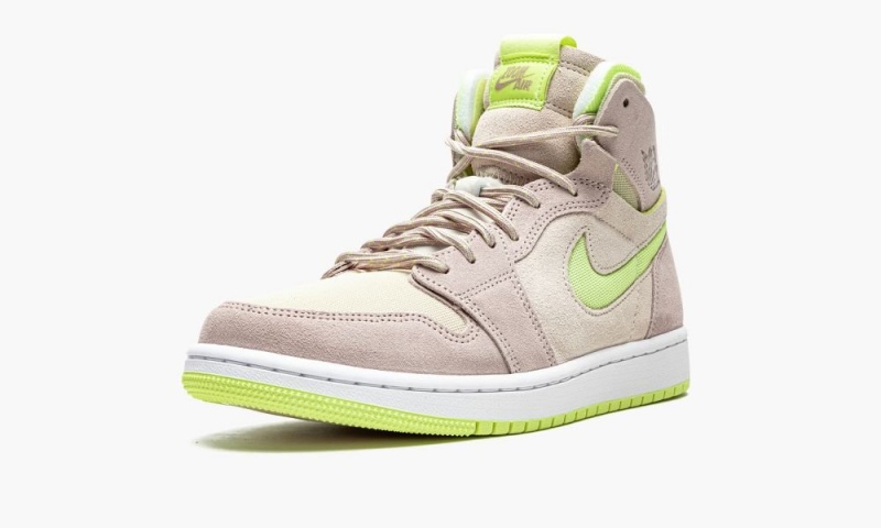 Nike Air Jordan 1 Zoom Air CMFT 'Lemon Twist' Naisten Kengät Valkoinen Khaki | 825FRTDXK