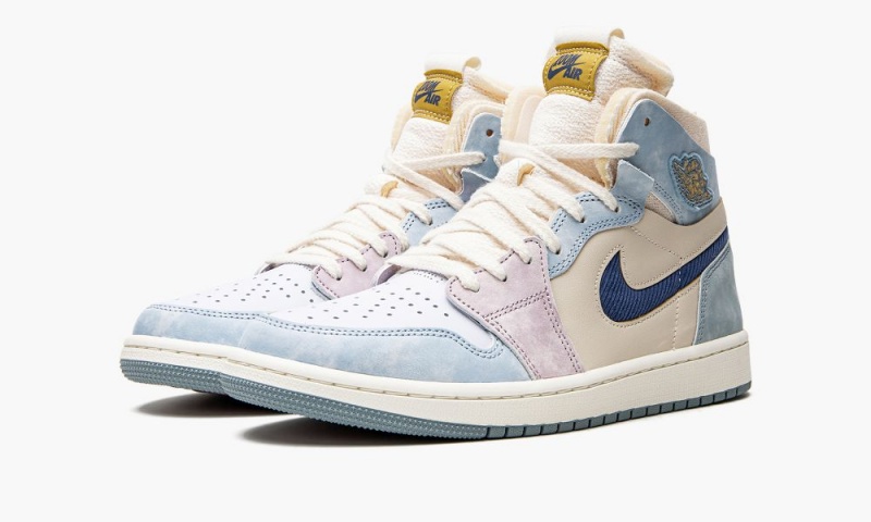 Nike Air Jordan 1 Zoom Air CMFT Miesten Kengät Sininen Harmaat Laivastonsininen | 721RYGDBV
