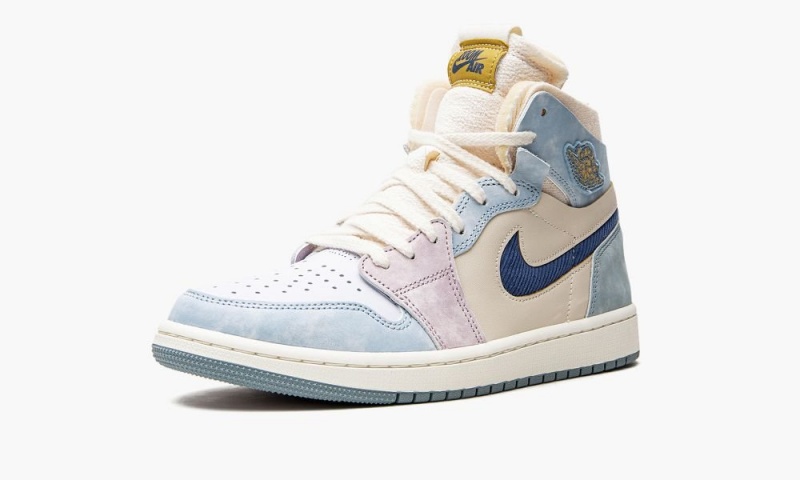 Nike Air Jordan 1 Zoom Air CMFT Miesten Kengät Sininen Harmaat Laivastonsininen | 721RYGDBV