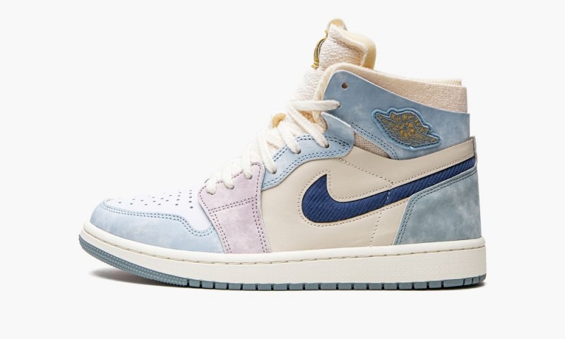 Nike Air Jordan 1 Zoom Air CMFT Miesten Kengät Sininen Harmaat Laivastonsininen | 721RYGDBV