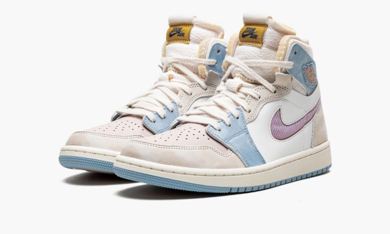 Nike Air Jordan 1 Zoom Air Cmft 'Pink Oxford' Naisten Kengät Pinkki Violetit | 097TYWNIR