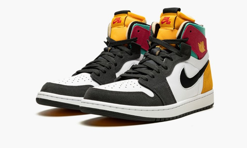 Nike Air Jordan 1 Zoom Air cmft 'Multicolor' Miesten Kengät Tummanharmaat Pinkki | 538UWHMNQ