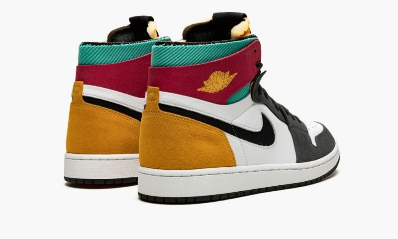 Nike Air Jordan 1 Zoom Air cmft 'Multicolor' Miesten Kengät Tummanharmaat Pinkki | 538UWHMNQ