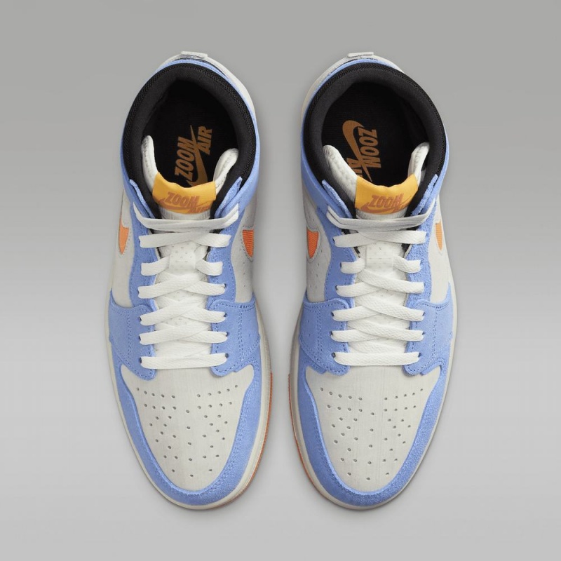 Nike Air Jordan 1 Zoom CMFT 2 Miesten Kengät Kuninkaallinen Sininen Vaaleanhopea Oranssi | 156YIUTGA