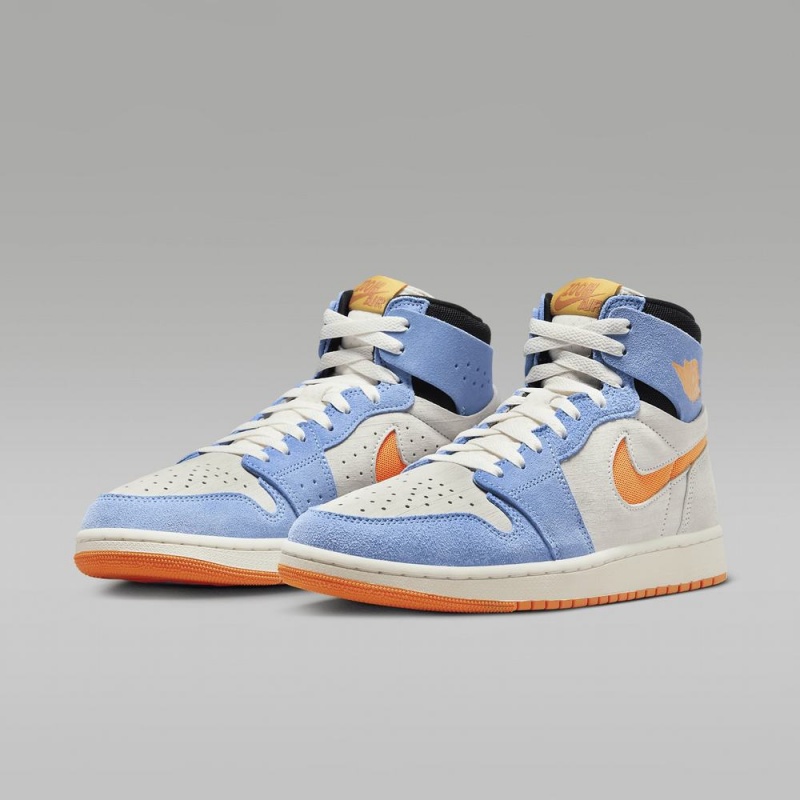 Nike Air Jordan 1 Zoom CMFT 2 Miesten Kengät Kuninkaallinen Sininen Vaaleanhopea Oranssi | 156YIUTGA