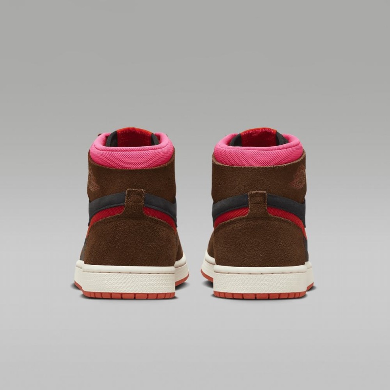 Nike Air Jordan 1 Zoom CMFT 2 Miesten Kengät Mustat Pinkki Punainen | 916AZKOIB