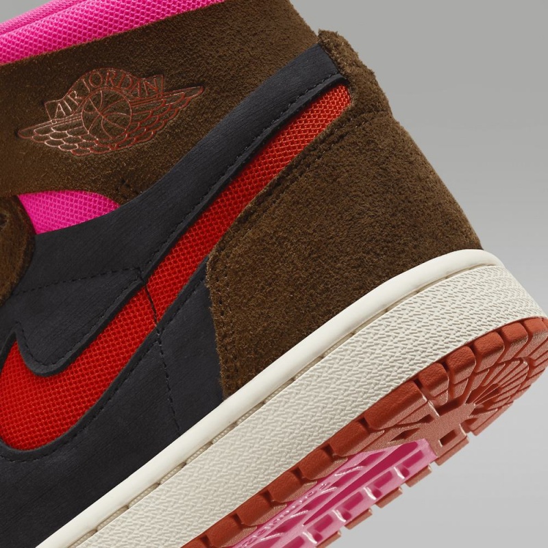 Nike Air Jordan 1 Zoom CMFT 2 Naisten Kengät Mustat Punainen | 657EBCAKT