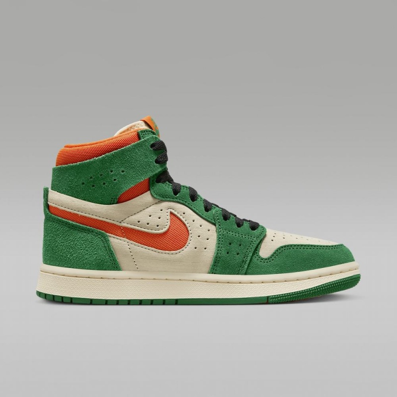Nike Air Jordan 1 Zoom CMFT 2 Naisten Kengät Vihreä Oranssi | 984PUKGWB