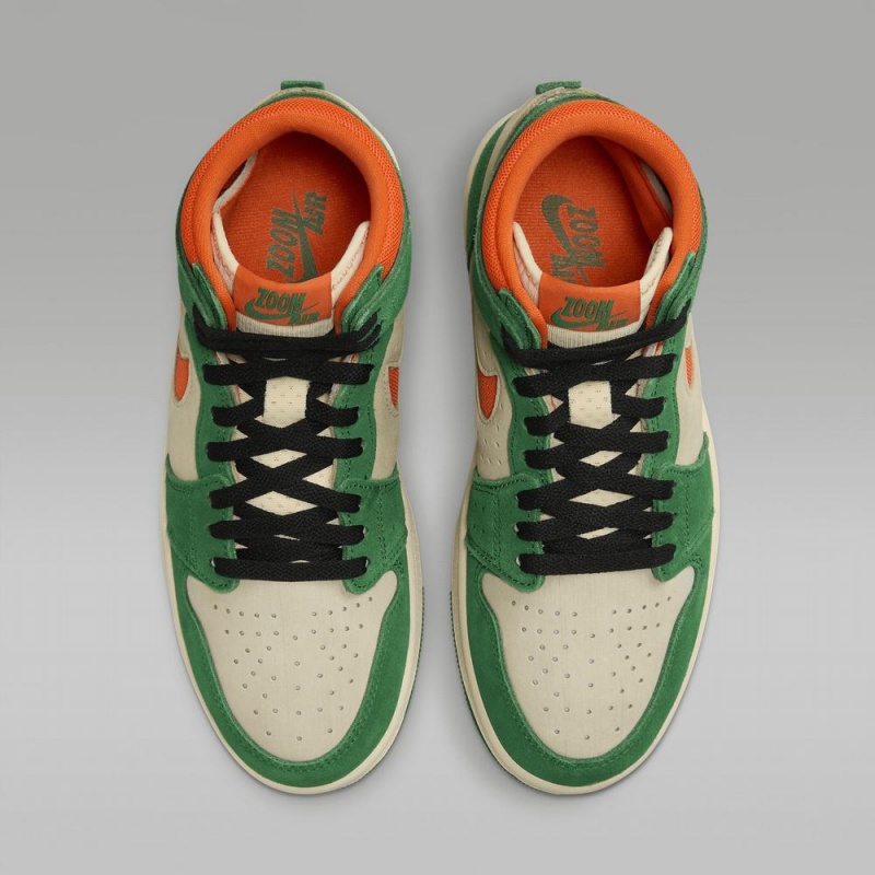 Nike Air Jordan 1 Zoom CMFT 2 Naisten Kengät Vihreä Oranssi | 984PUKGWB