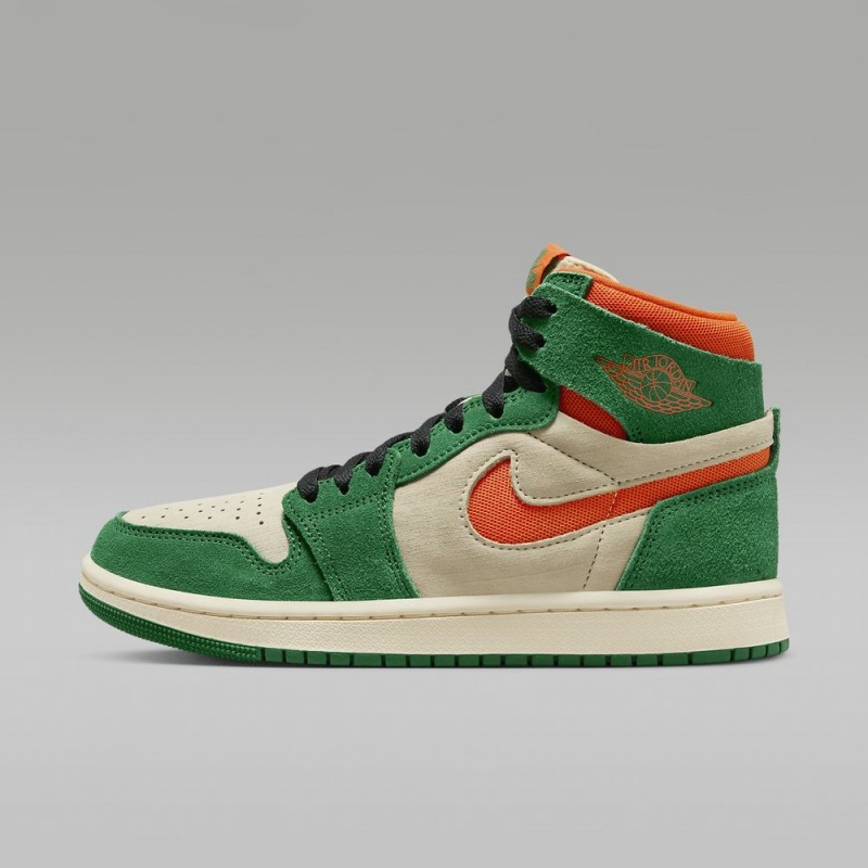 Nike Air Jordan 1 Zoom CMFT 2 Naisten Kengät Vihreä Oranssi | 984PUKGWB