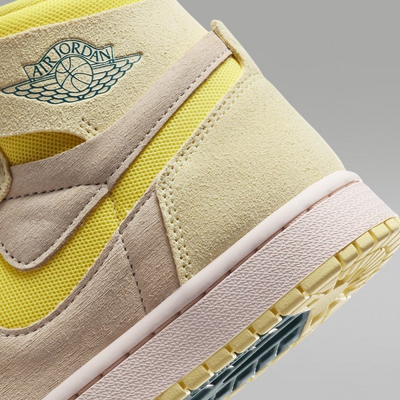 Nike Air Jordan 1 Zoom CMFT 2 Naisten Kengät Vaaleankeltainen | 263UANLOD
