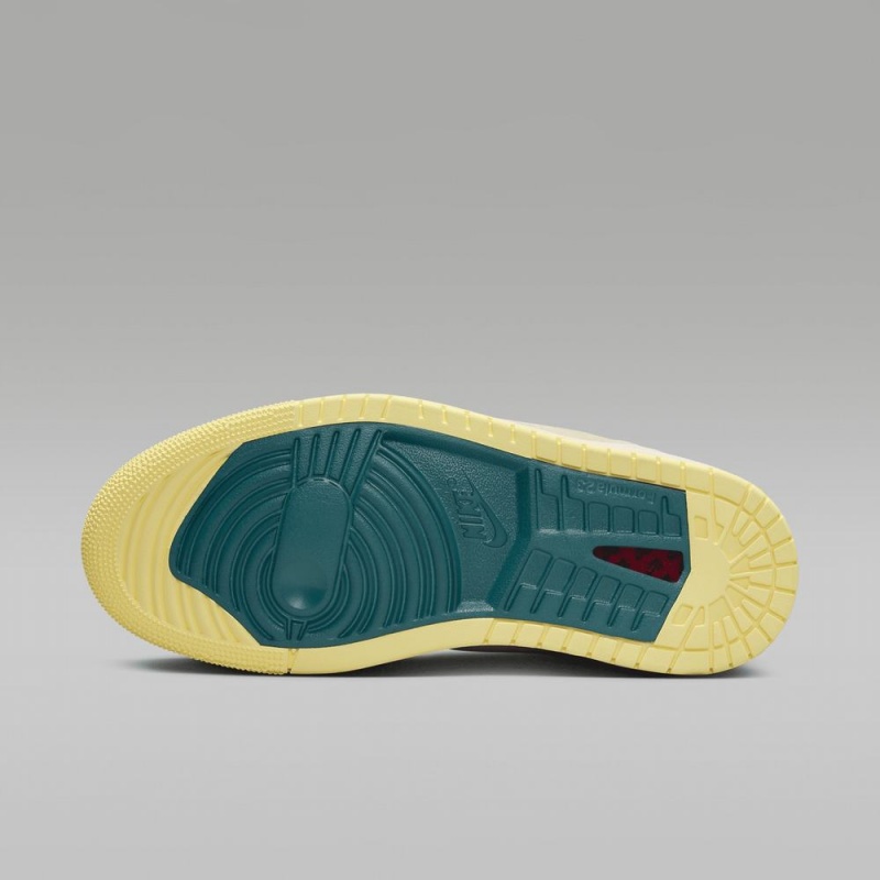 Nike Air Jordan 1 Zoom CMFT 2 Naisten Kengät Vaaleankeltainen | 263UANLOD