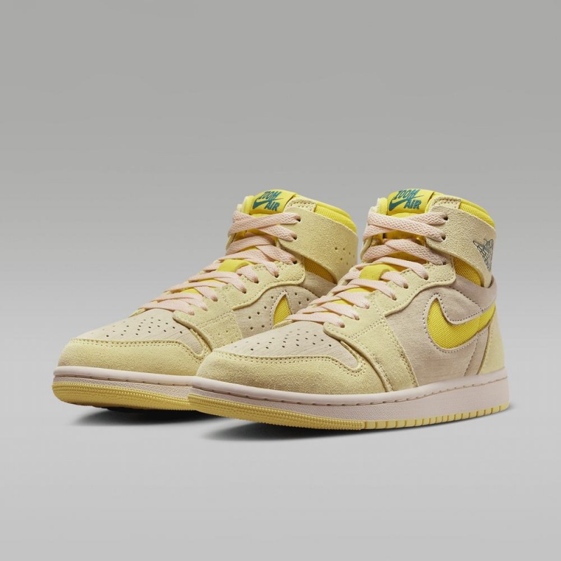Nike Air Jordan 1 Zoom CMFT 2 Naisten Kengät Vaaleankeltainen | 263UANLOD