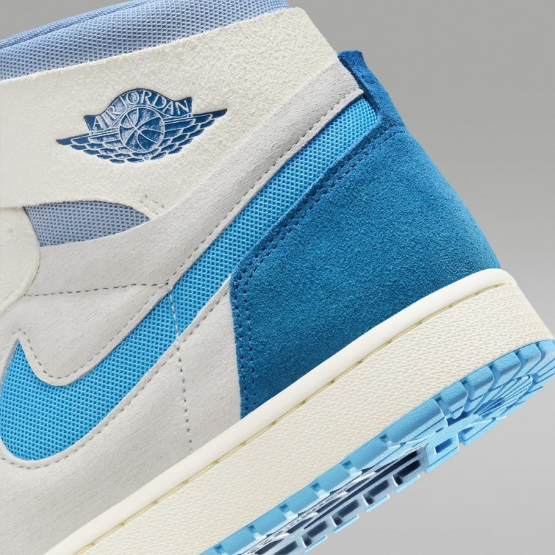 Nike Air Jordan 1 Zoom CMFT 2 Naisten Kengät Vaaleanharmaat Sininen | 378UQPIKB