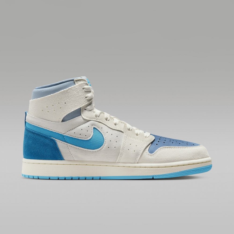 Nike Air Jordan 1 Zoom CMFT 2 Naisten Kengät Vaaleanharmaat Sininen | 378UQPIKB