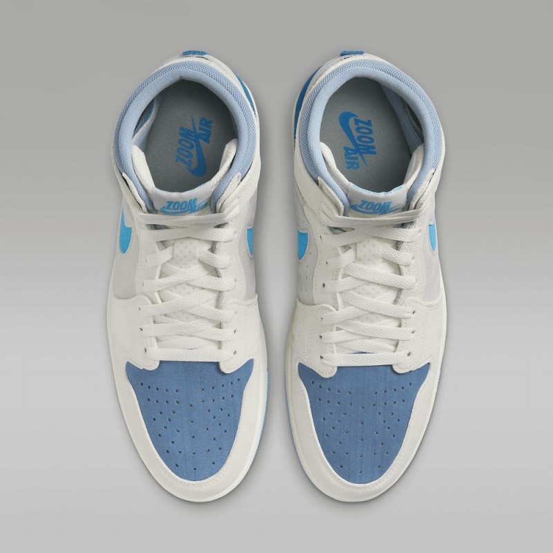 Nike Air Jordan 1 Zoom CMFT 2 Naisten Kengät Vaaleanharmaat Sininen | 378UQPIKB