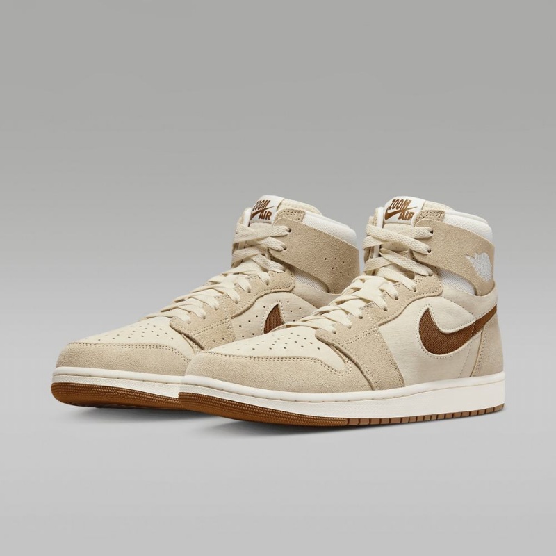 Nike Air Jordan 1 Zoom CMFT 2 Naisten Kengät Ruskea Khaki Kahvi | 675CERJPY