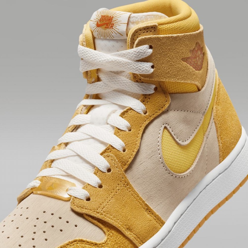 Nike Air Jordan 1 Zoom CMFT 2 Naisten Kengät Keltainen Vaaleankeltainen Oranssi | 602OHJFRV