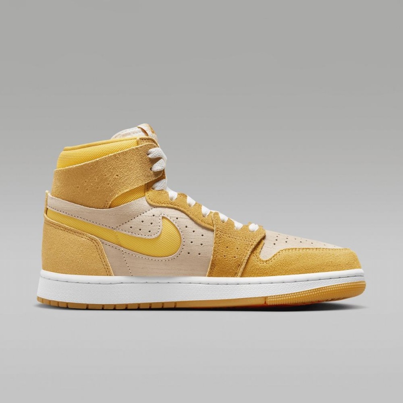 Nike Air Jordan 1 Zoom CMFT 2 Naisten Kengät Keltainen Vaaleankeltainen Oranssi | 602OHJFRV
