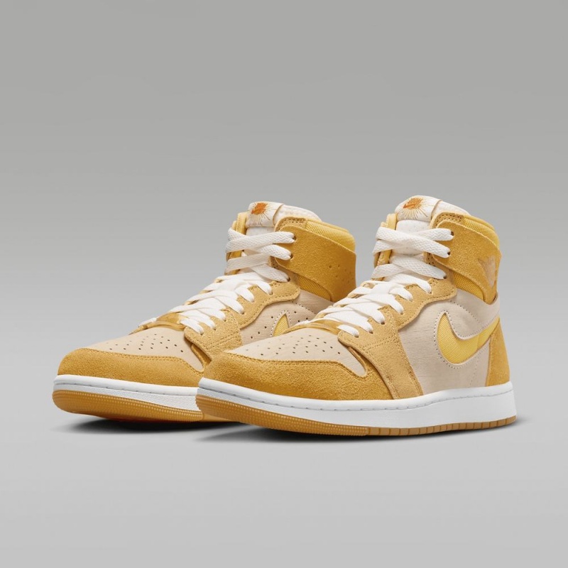 Nike Air Jordan 1 Zoom CMFT 2 Naisten Kengät Keltainen Vaaleankeltainen Oranssi | 602OHJFRV