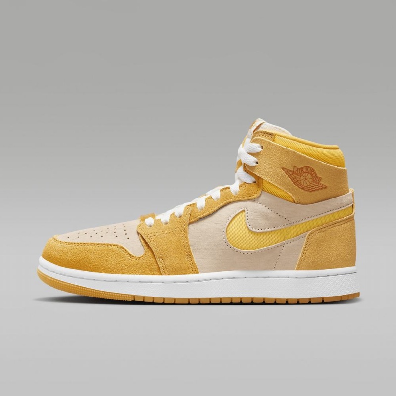 Nike Air Jordan 1 Zoom CMFT 2 Naisten Kengät Keltainen Vaaleankeltainen Oranssi | 602OHJFRV