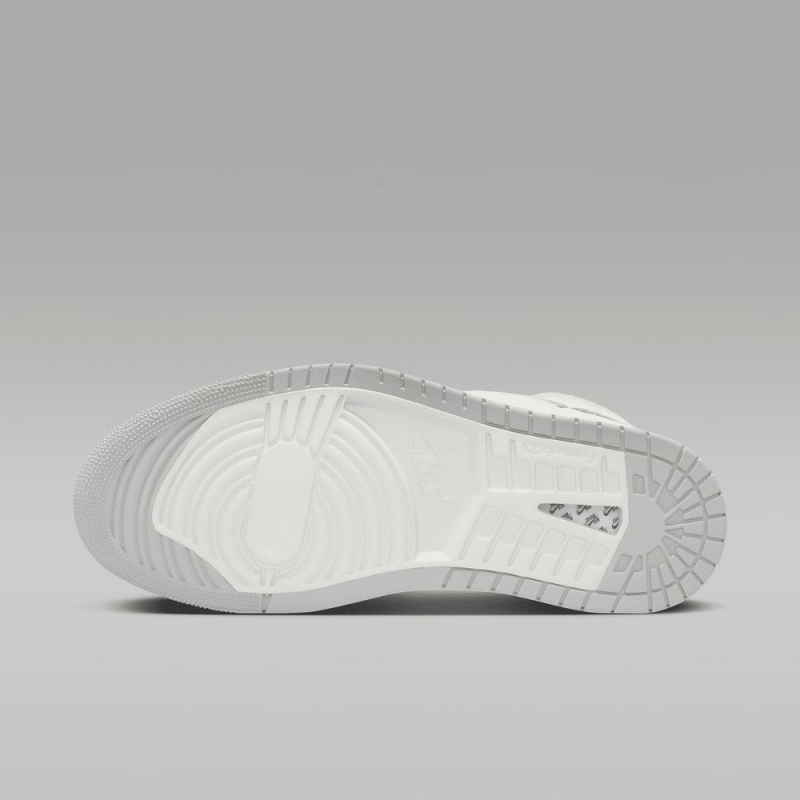 Nike Air Jordan 1 Zoom CMFT 2 Naisten Kengät Valkoinen Vaaleanhopea Harmaat | 856JKVMFC