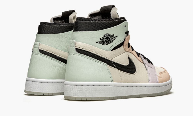Nike Air Jordan 1 Zoom CMFT 'Easter' Naisten Kengät Valkoinen Mustat Vaaleanvioletit | 679LMHQPK