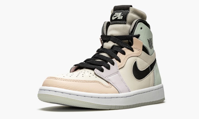 Nike Air Jordan 1 Zoom CMFT 'Easter' Naisten Kengät Valkoinen Mustat Vaaleanvioletit | 679LMHQPK