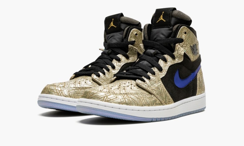 Nike Air Jordan 1 Zoom CMFT GC 'Gold Laser' Miesten Kengät Kultaiset Mustat | 705IDYAUW