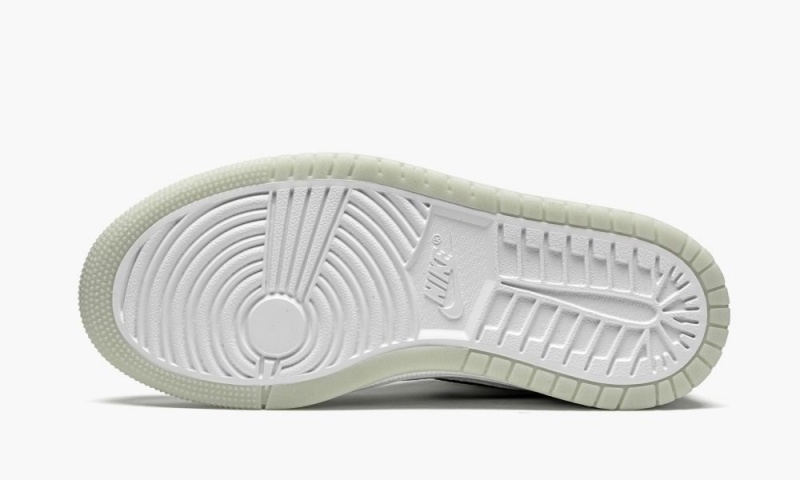 Nike Air Jordan 1 Zoom CMFT 'Light Bone' Naisten Kengät Mustat Valkoinen | 143ICQJYK