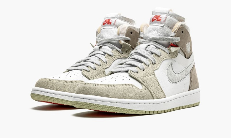Nike Air Jordan 1 Zoom CMFT 'Olive Aura' Naisten Kengät Valkoinen Harmaat Oliivinvihreä | 603QXOBLM