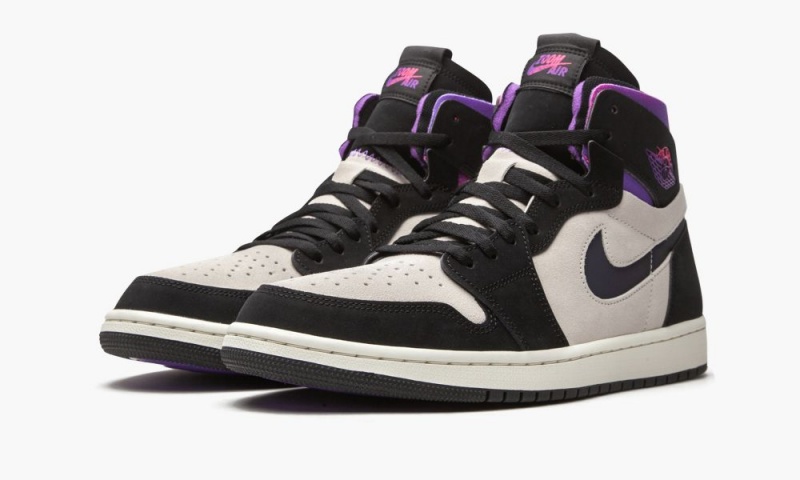 Nike Air Jordan 1 Zoom Mukavuus 'PSG' Miesten Kengät Valkoinen Mustat Violetit | 695ESIVHX