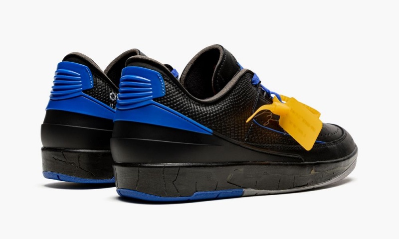 Nike Air Jordan 2 Low OG SP 'Off-White - Black/Blue' Miesten Kengät Mustat Sininen Harmaat | 745UHAWKP