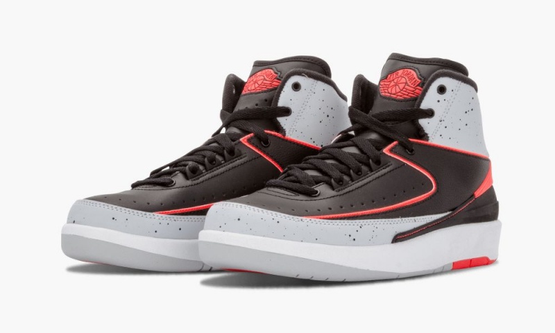 Nike Air Jordan 2 Retro BG 'Infrared 23' Lasten Kengät Mustat Punainen Sininen | 501IRXJNF