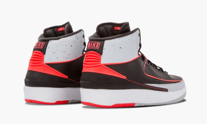 Nike Air Jordan 2 Retro BG 'Infrared 23' Lasten Kengät Mustat Punainen Sininen | 501IRXJNF