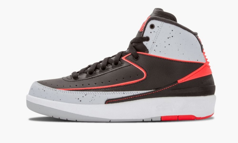 Nike Air Jordan 2 Retro BG \'Infrared 23\' Lasten Kengät Mustat Punainen Sininen | 501IRXJNF