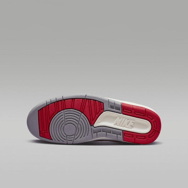 Nike Air Jordan 2 Retro Lasten Kengät Mustat Punainen Harmaat | 567MQBSNJ