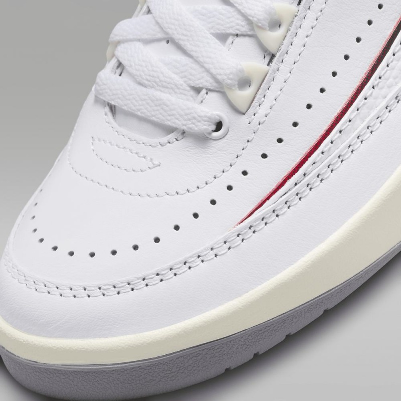 Nike Air Jordan 2 Retro Lasten Kengät Valkoinen Punainen | 723GMYSRV