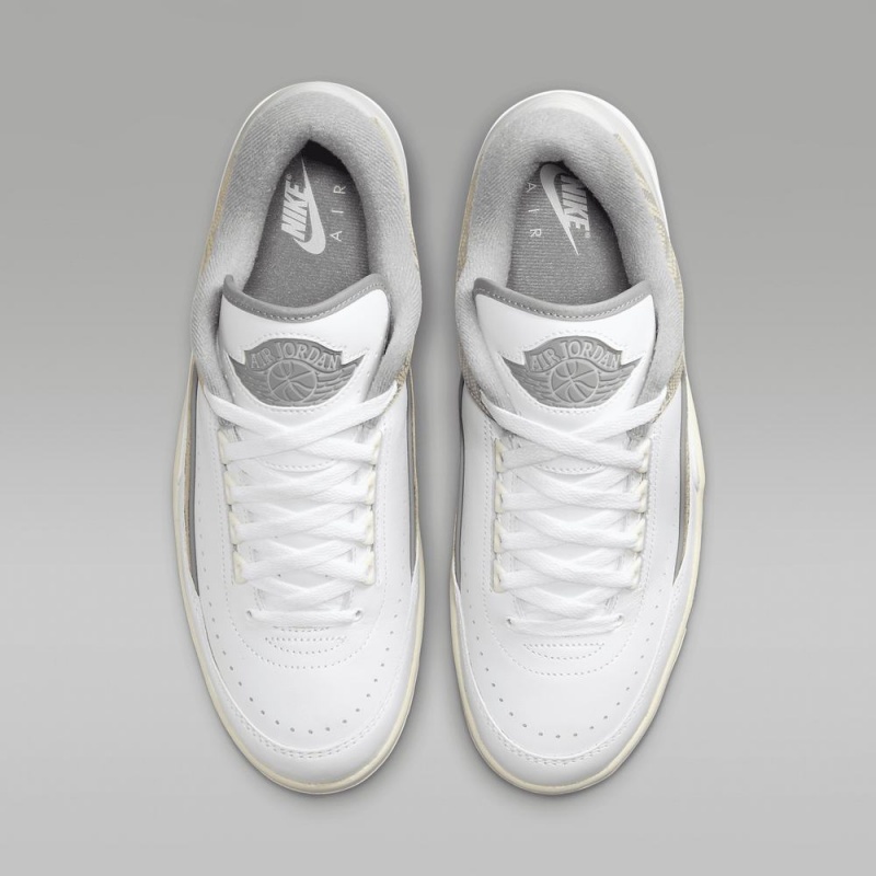 Nike Air Jordan 2 Retro Low Miesten Kengät Valkoinen Harmaat | 301TWCFZI