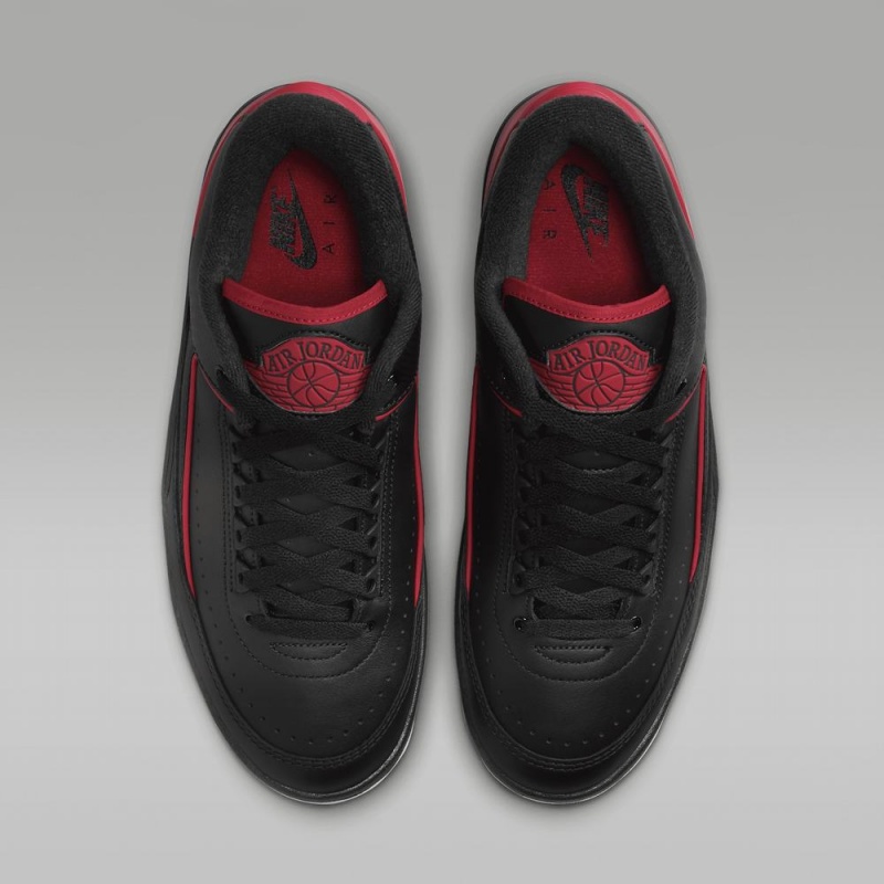 Nike Air Jordan 2 Retro Low Miesten Kengät Mustat Punainen | 612TWAQPO