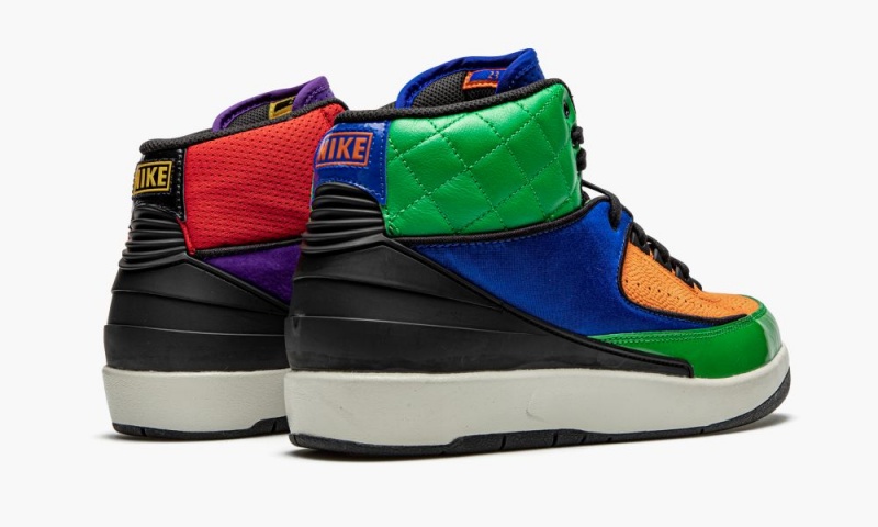 Nike Air Jordan 2 Retro 'Multicolor' Naisten Kengät Punainen Mustat Oranssi | 967NTVCKW