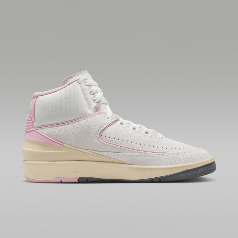Nike Air Jordan 2 Retro Naisten Kengät Valkoinen Pinkki Punainen | 132LOISRX