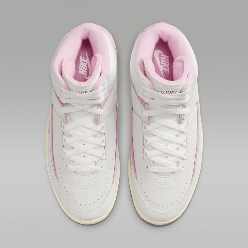 Nike Air Jordan 2 Retro Naisten Kengät Valkoinen Pinkki Punainen | 132LOISRX