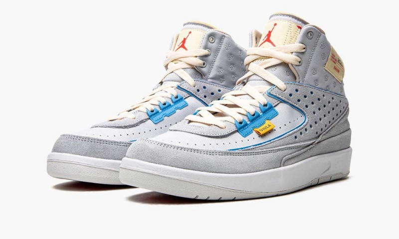 Nike Air Jordan 2 SP 'Union - Grey Fog' Miesten Kengät Harmaat Punainen Vaalean | 513SVIXAC