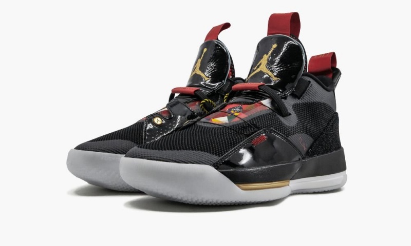 Nike Air Jordan 33 'Chinese New Year' Miesten Kengät Mustat Metal Kultaiset | 749TNIYWG