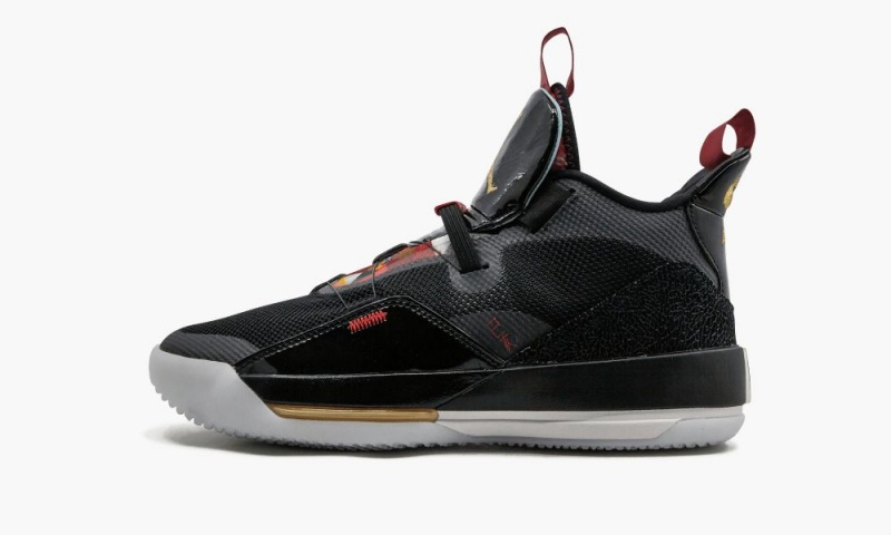 Nike Air Jordan 33 \'Chinese New Year\' Miesten Kengät Mustat Metal Kultaiset | 749TNIYWG