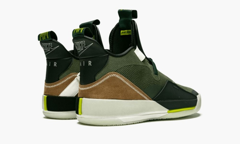 Nike Air Jordan 33 NRG 'Travis Scott' Miesten Kengät Oliivinvihreä Mustat | 758VXHMSL