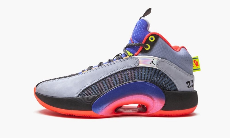 Nike Air Jordan 35 \'Center of Gravity\' Miesten Kengät Mustat Punainen Harmaat | 823ZJDIKL
