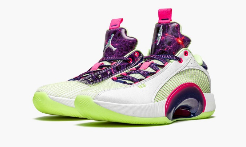 Nike Air Jordan 35 Low 'Luka Doncic PE' Miesten Kengät Valkoinen Monivärinen | 612ZQILTF